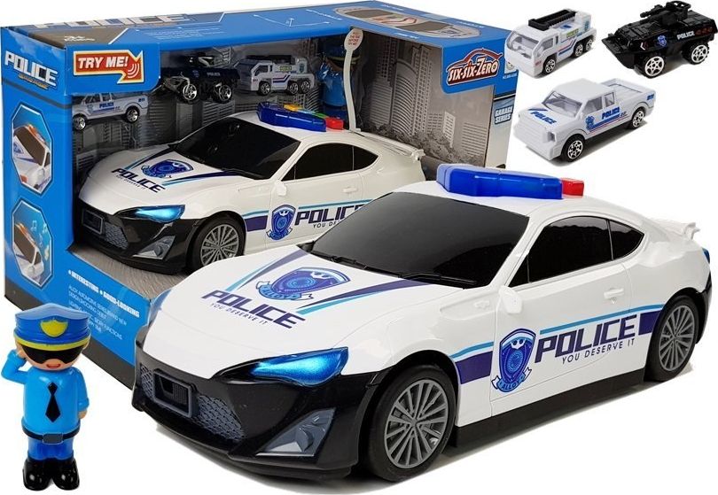 Lean Sport policejní garáž 2v1 zvukové světlo