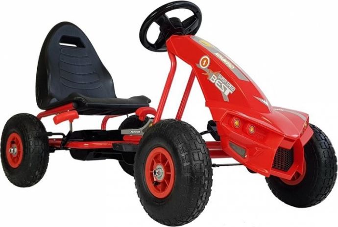 Lean Sport Pedálová motokára A-18 červená