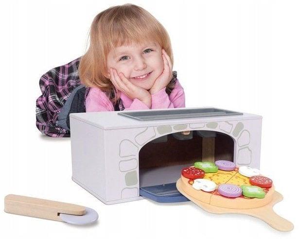 Hračka domácí spotřebiče, pizzerie EcoToys, bílá/šedá