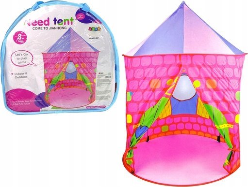 LeanToys Dětský stan s hracím domečkem