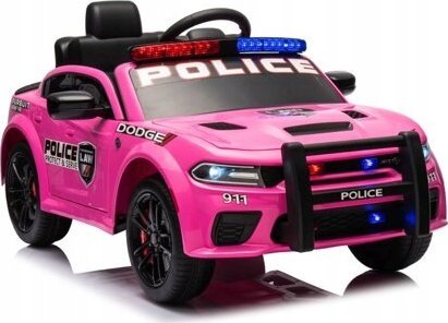 Lean Cars Battery Car Dodge Charger Police Pink