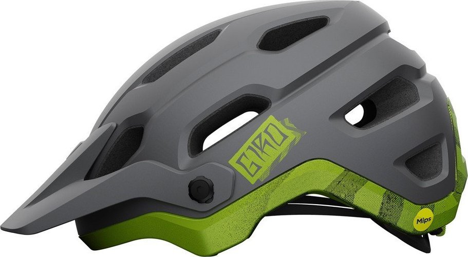 Giro  SOURCE MIPS mtb helma Velikost helmy: M(55-59 cm),  Matte Metallic Black Ano Lime