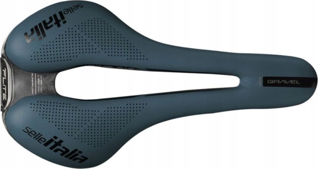 Sedlo Selle Italia SELLE ITALIA FLITE BOOST GRAVEL TI316, Superflow S (id match - S3), TI 316 Rail, Fibra-Tek, Light Gel, 228g, Modrá (NOVINKA)