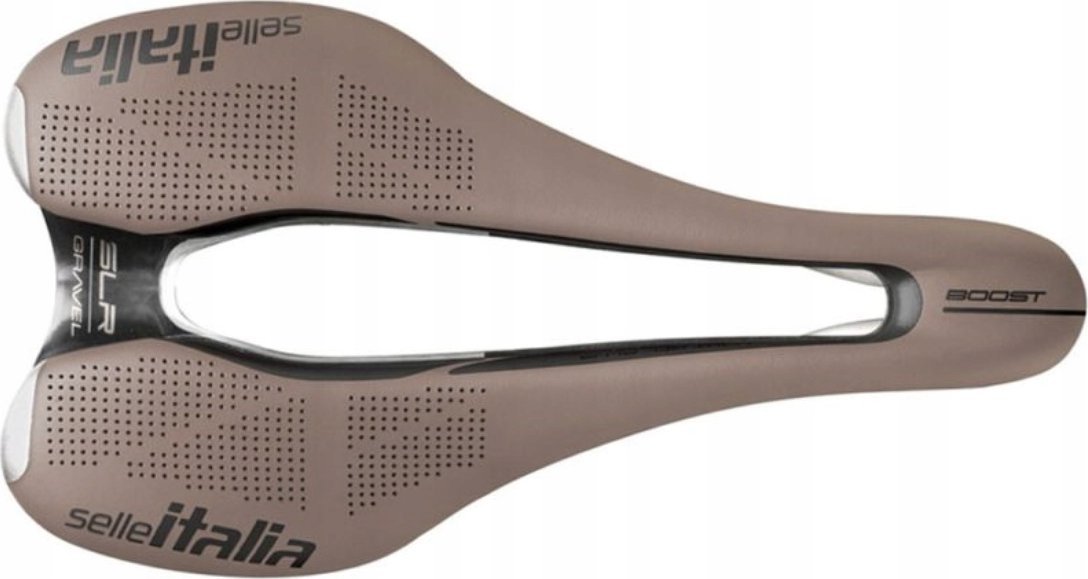 Sedlo Selle Italia SELLE ITALIA SLR BOOST GRAVEL TI316, Superflow S (id match - S3), TI 316 Rail, Fibra-Tek, Light Gel, 204g, Hnědá (NOVINKA)