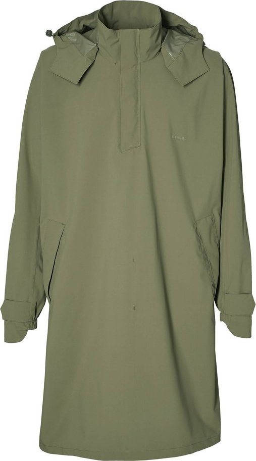 Bazalka Unisex pončo do deště BASIL MOSSE KOLO NA KOLO RAIN PONCHO UNISEX 100% voděodolné olivově zelené Velikost: XL/XXL