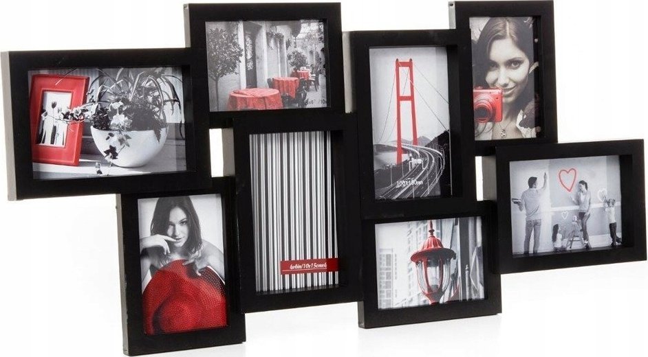 Atmosphera Fotorámeček Frame 8 - Fotogalerie, černý