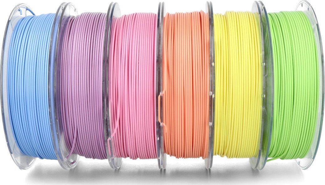 ROSA-PLAST Sada filamentů Rosa3D PLA Pastel 1,75 mm 6x350g