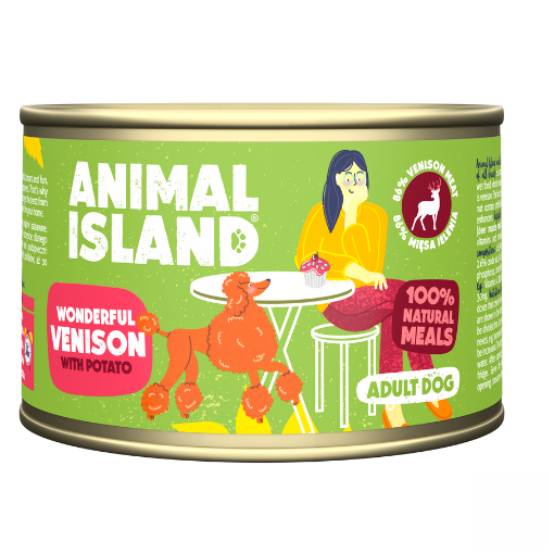 ANIMAL ISLAND Jelen s bramborami - vlhké krmivo pro psy - 410 g