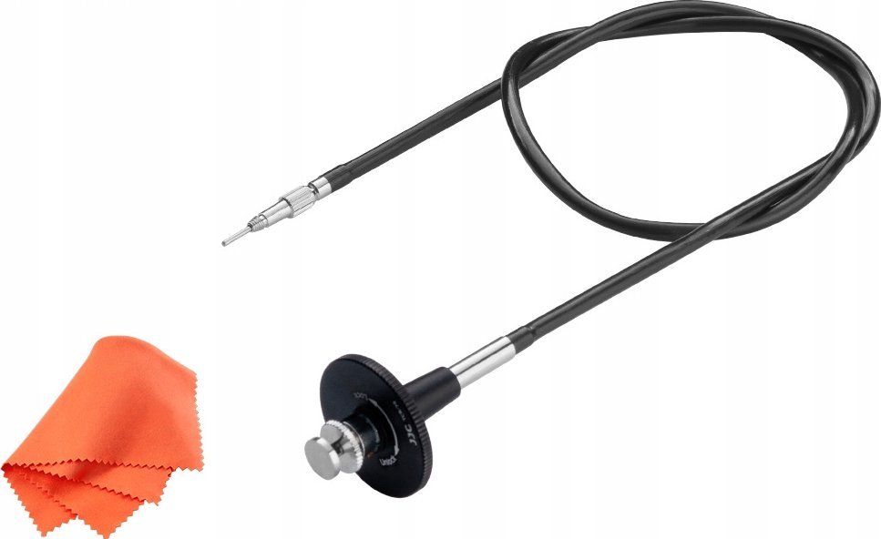 JJC Dálkové ovládání/lankové uvolnění JJC TCR70BK Mechanické lankové uvolnění s pojistkou, délka 70 cm