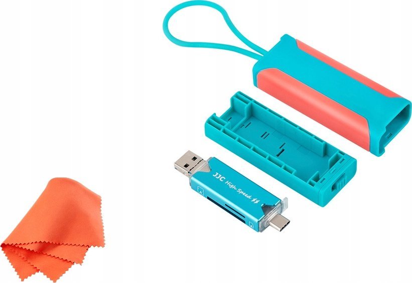 JJC Pouzdro Pouzdro na paměťové karty JJC MCR-STM5BP s čtečkou karet USB 3.0