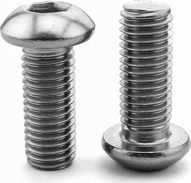 Caymon Šroub CAYMON KS500 M5 x 16 mm DIN7985, fosfátovaný, černý + nylonová podložka, 100 ks.