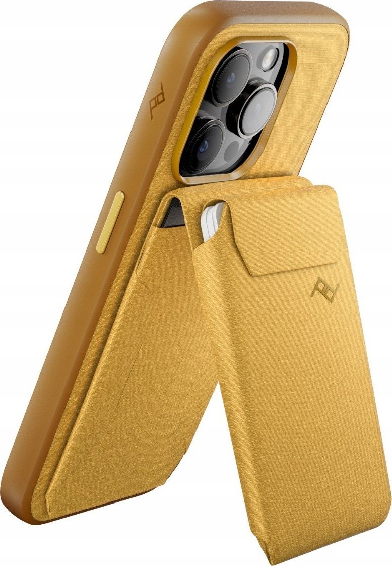 Peak Design  stojánek na mobilní peněženku – magnetická peněženka / stojánek na telefon – žlutý