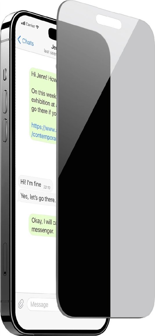 Puro Tvrzené sklo Privacy pro iPhone 16 / iPhone 15