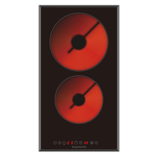 Wolkenstein WEB-C2-F dvouplotýnková sklokeramická deska