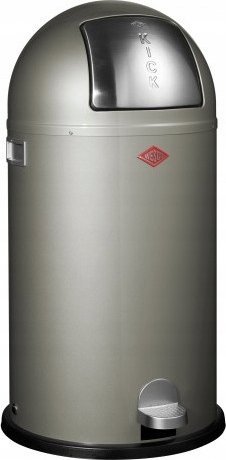 Wesco odpadkový koš KickBoy odpadkový koš 40l, nový stříbrný WESCO