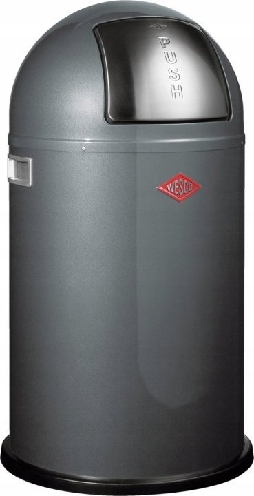 Wesco odpadkový koš Grafitový odpadkový koš 22l Pushboy Jr. Wesco