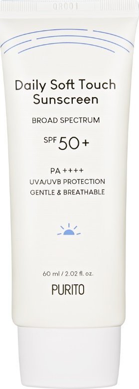 NoName PURITO_Daily Soft Touch opalovací krém SPF 50+ PA++++ denní opalovací krém s ceramidy 60ml