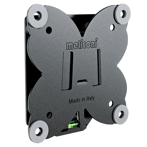 TV držák Meliconi, 480954, Slimstyle Plus 100S CG, fixní, pro TV 14 -32 , VESA 75-100 (100x100), dvojí použití, certifikace TUV, Made in Italy