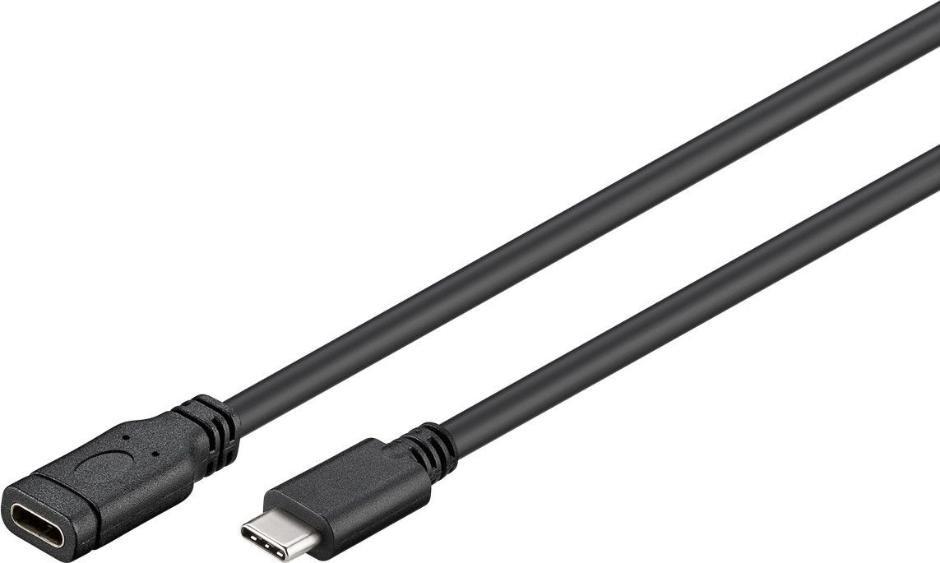 MicroConnect Kabel USB USB-C - USB-C 1,5 m černý (USB3.1CC1.5EX)