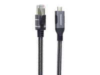 PremiumCord Ethernetový kabel USB-C na LAN RJ45 10/100/1000, 2m