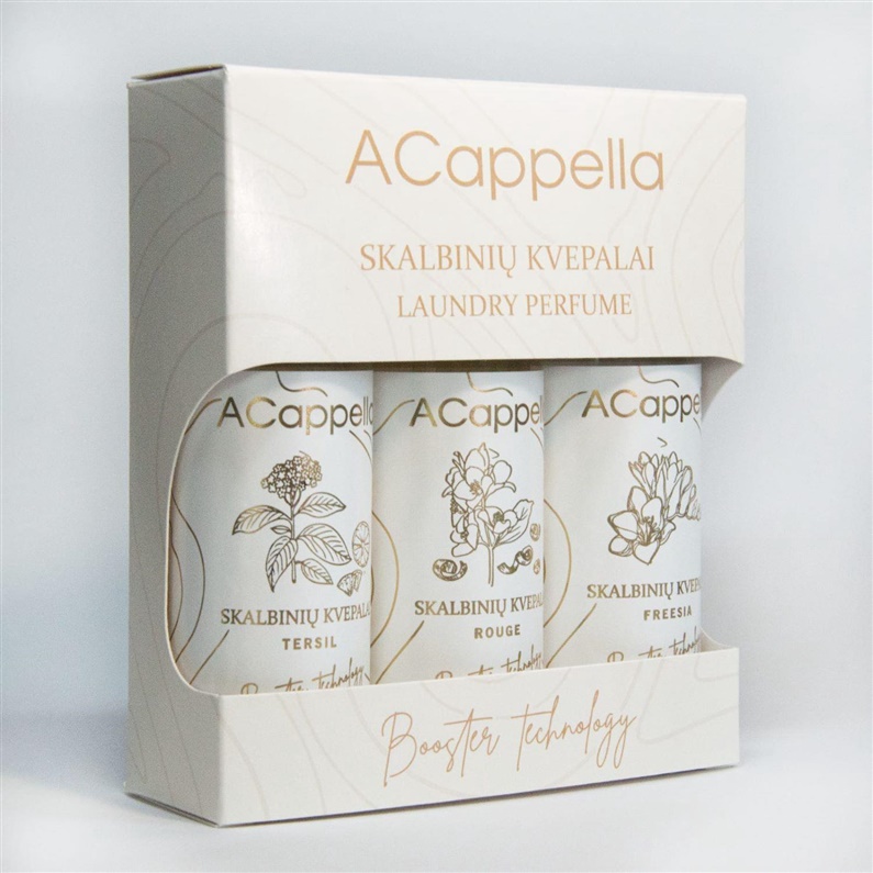 SET PRACÍ PARFÉM ACAPPELLA 3X100ML