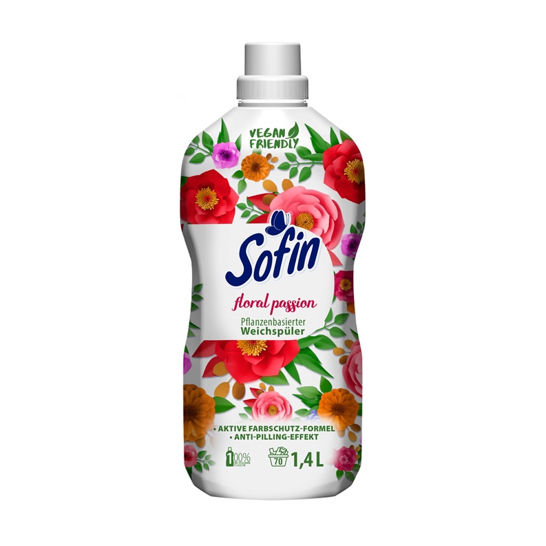 PRAČKA AUDIN SOFIN VEGAN KVĚTINOVÁ 1,4L
