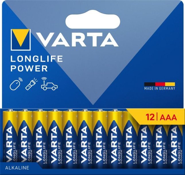 Varta Varta Baterie LONGLIFE Power AAA NEU 12St.