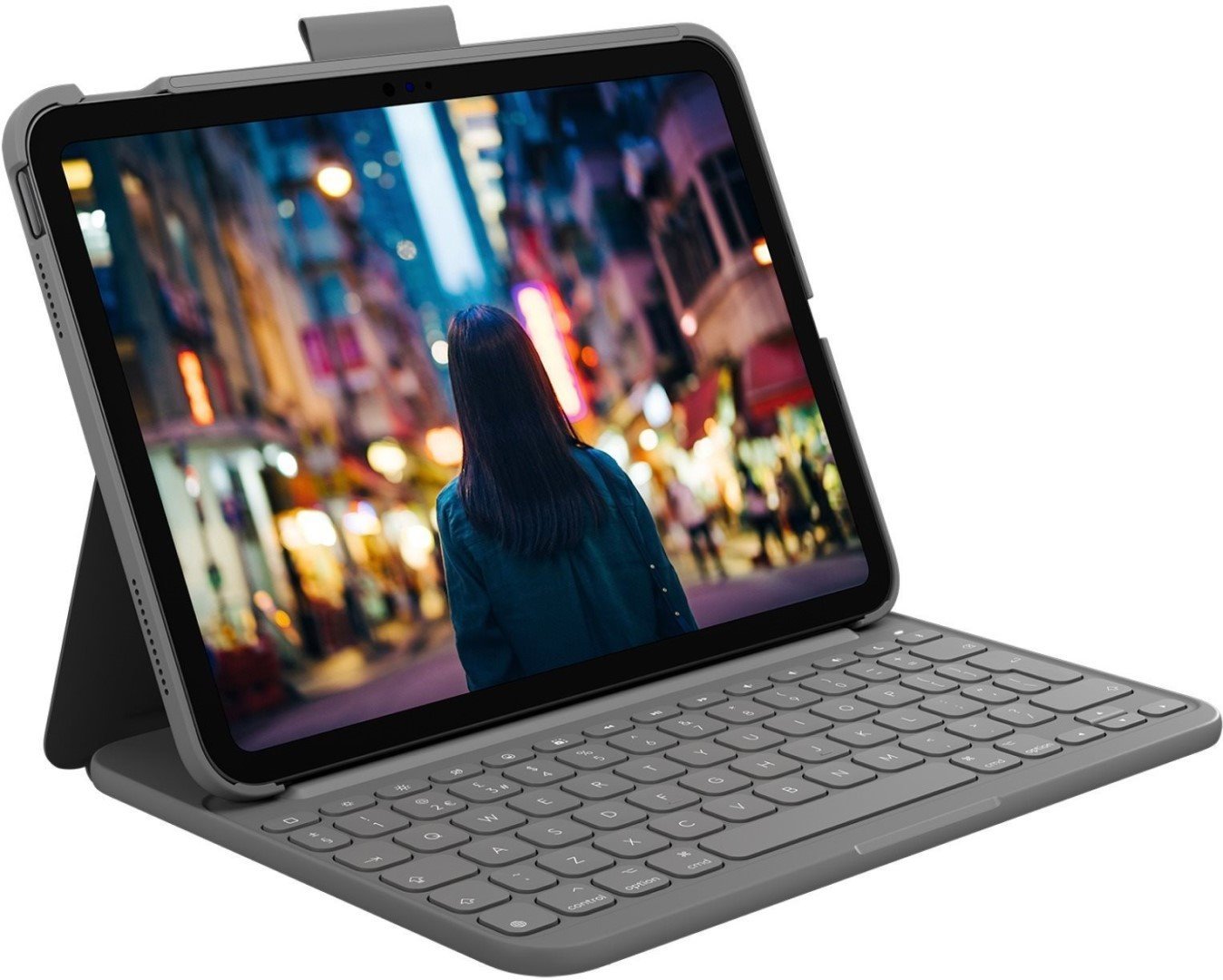 Slim Folio Keyboard Case pre iPad 10. generácie US Grey