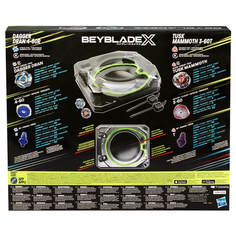 Hasbro Beyblade X Xtreme Battle Set, dovednostní hra