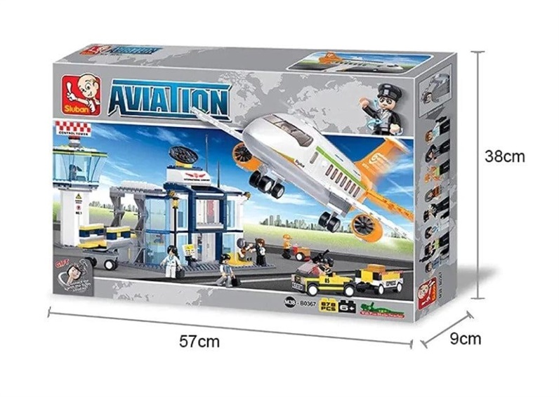 Konstruktor Sluban Aviation Airport M38-B0367, plast