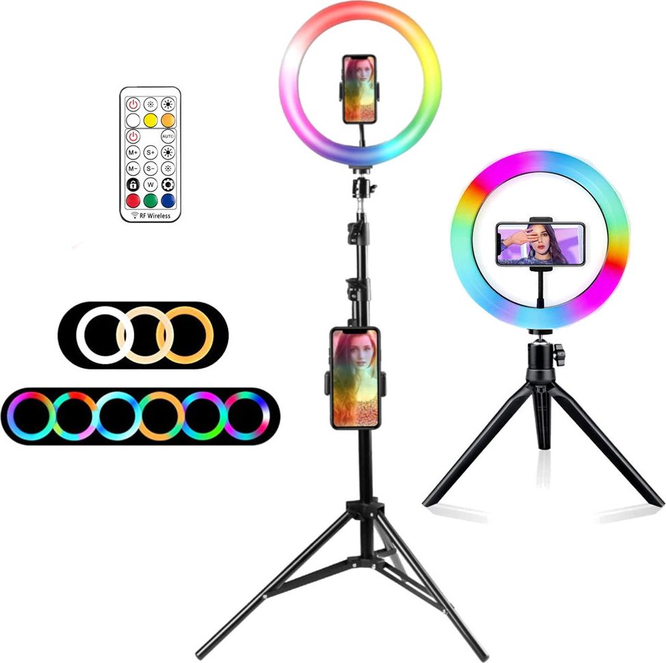 Mozos prstencová lampa MOZOS MLM-RING-RGB LED RING LAMP 26CM