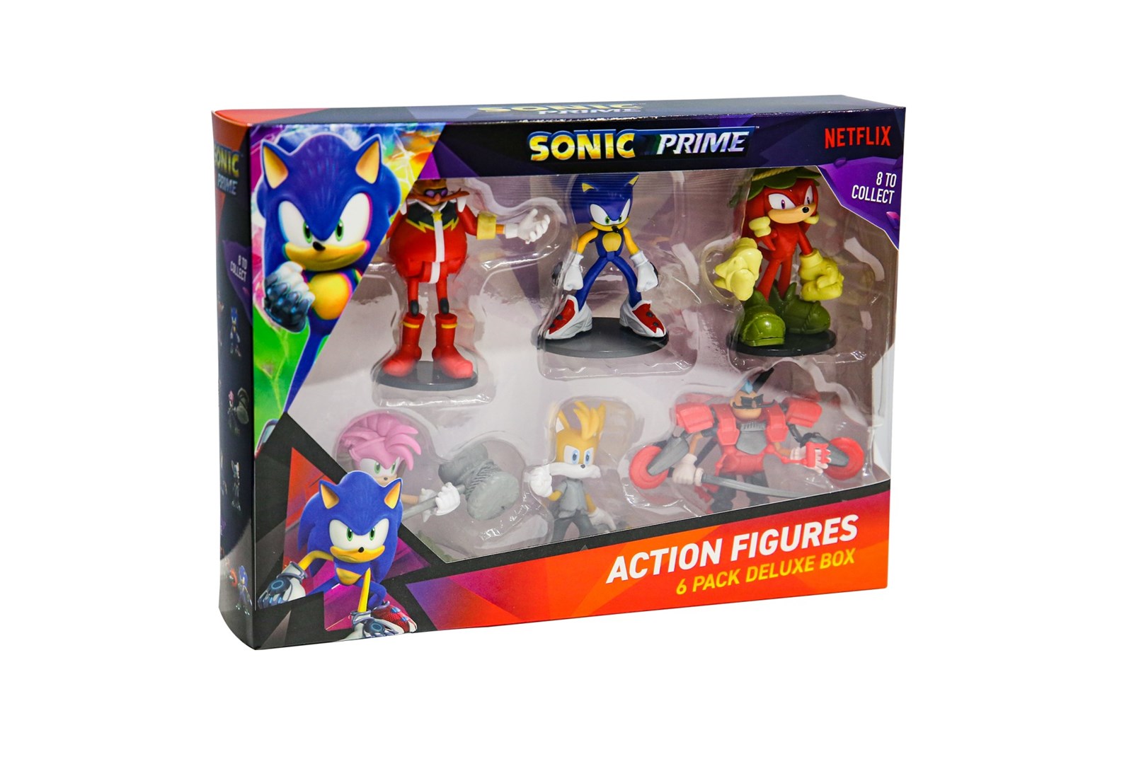 SONIC PRIME - FIGÚRKA AKCJI - ZESTAW 6 FIGÚRIEK [DELUXE BOX]