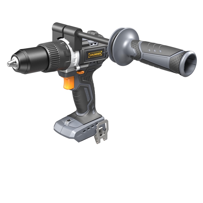Grunder CD-B0818 Accum. příklepová vrtačka bez baterie, 18 V BL