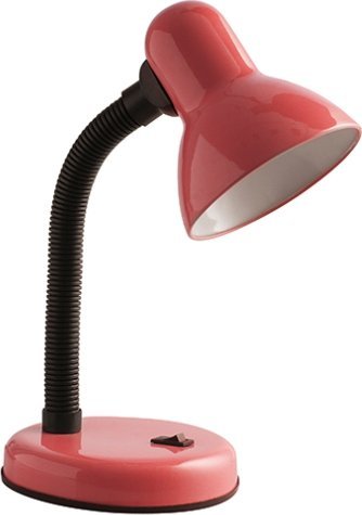 Stolní lampa GTV Stolní lampa RIO, E27, max. 40W, 220-240V, červená