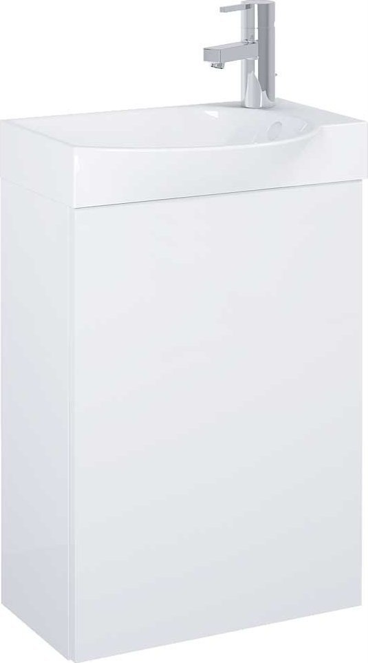 Alkotest A852448806 / ROCA / RAVELL / UNIK KOUPELNA SET 45 CM, LESK BÍLÁ (BEZ SIFONU) / NÁHRADNÍ 166239 /