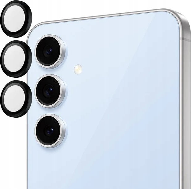 PanzerGlass Hoops - Chránič na objektiv pro mobilní telefon - černá - pro Samsung Galaxy S24 FE