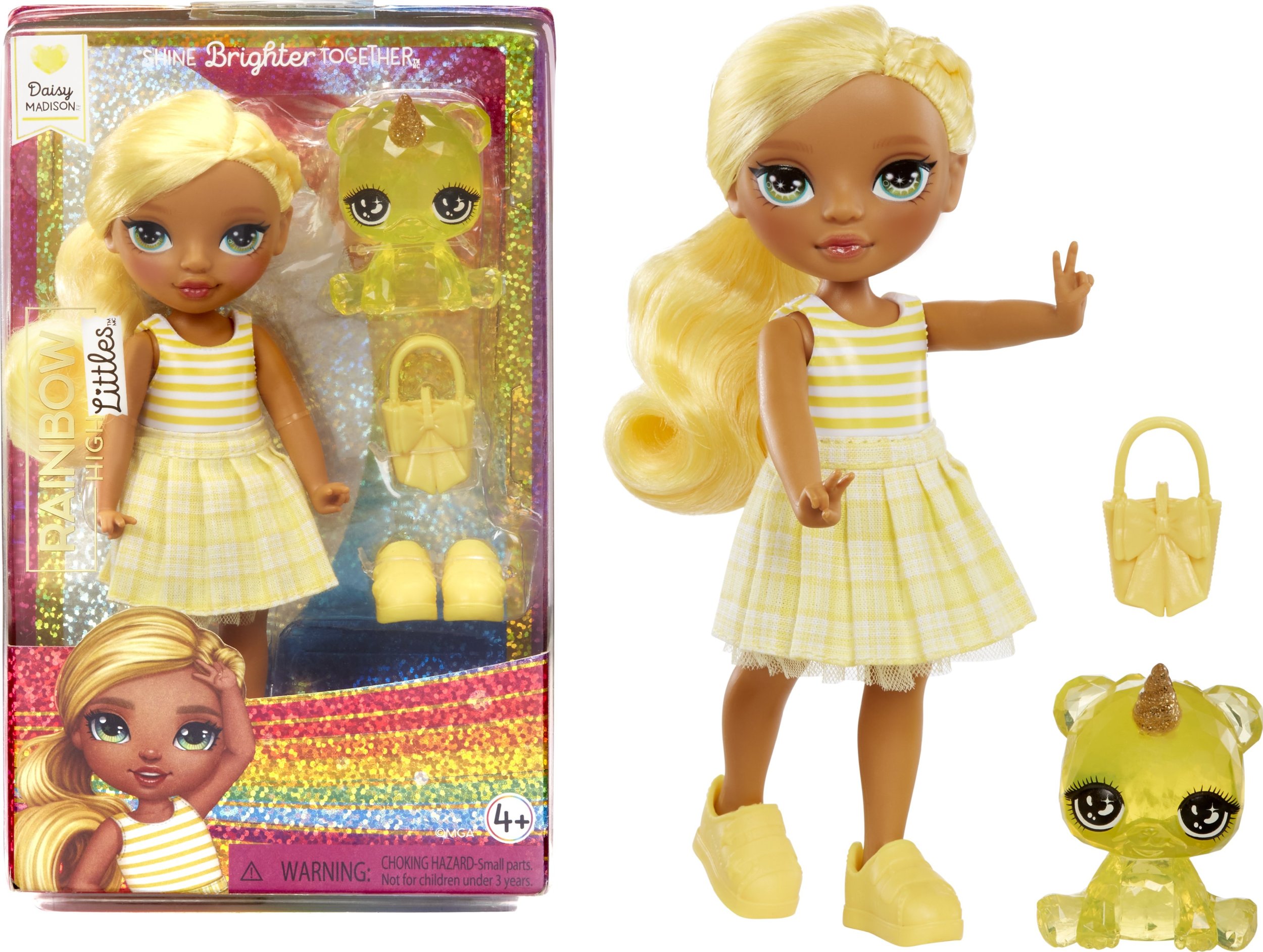 MGA Entertainment Rainbow High Littles - Daisy (Yellow), panenka