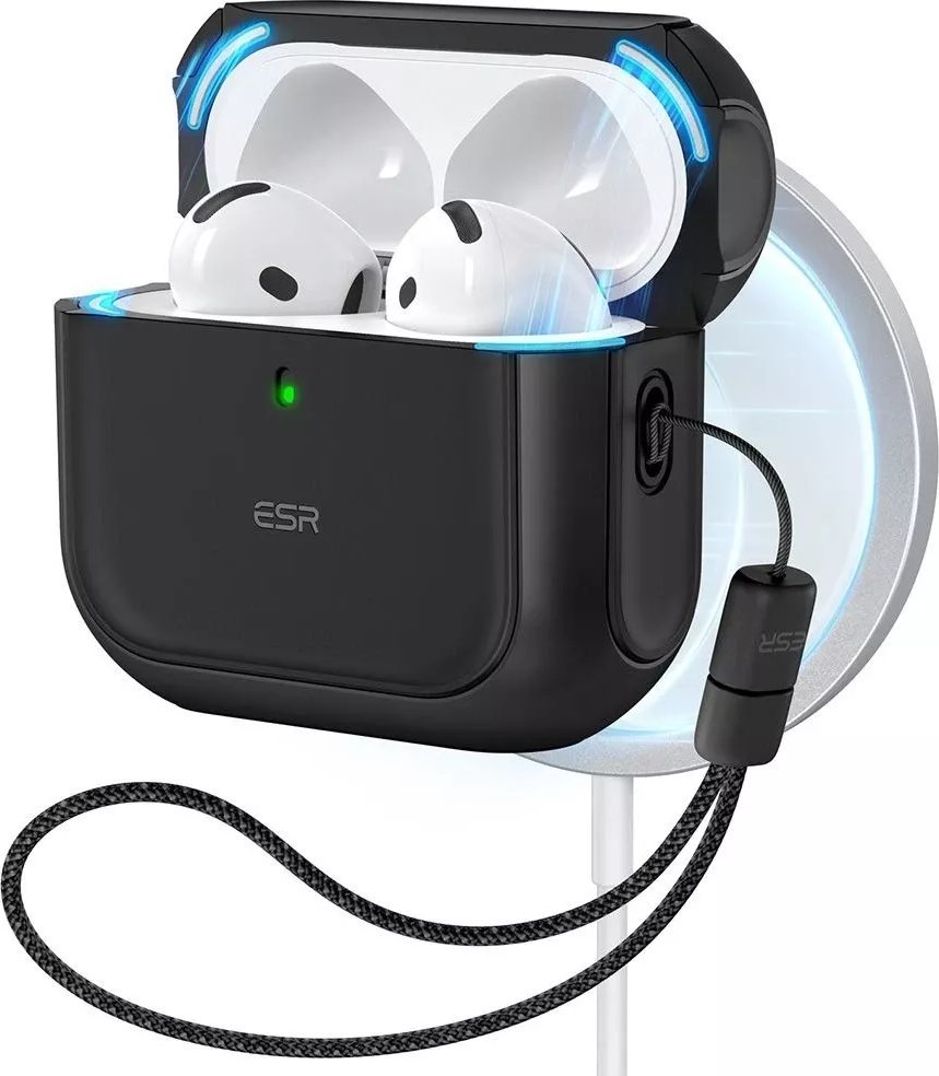 Pouzdro AirPods 4 Orbit Hybrid (černé)