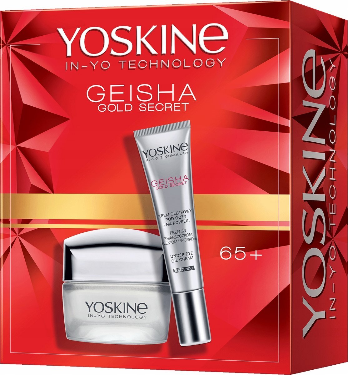 NoName Yoskine Geisha Gold Secret 65+ krém proti vráskám 50ml + Geisha krém na oči a víčka 15ml