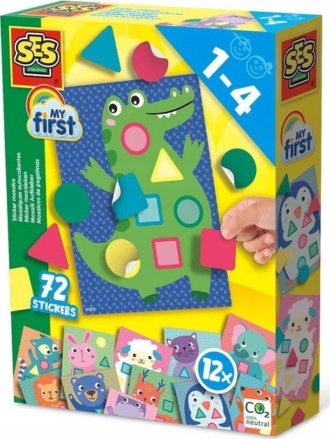 Kreativní sada SES Kreativní samolepky Mozaiky 14484