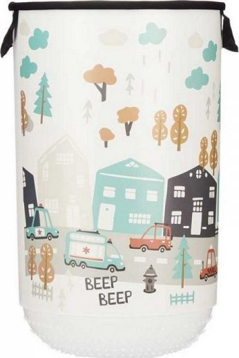 Kipit Košík na prádlo Silniční koš na prádlo Materiál Plast 40 L (34 x 52,3 x 34 cm)