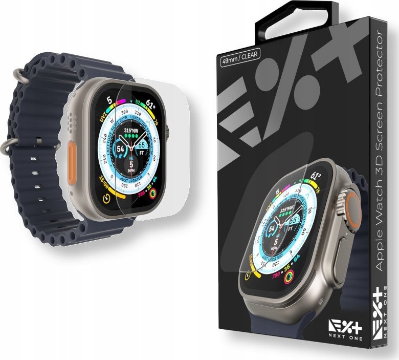 NEXT ONE Ochranný kryt NEXT ONE 3D Clear pro Apple Watch Ultra 49 mm