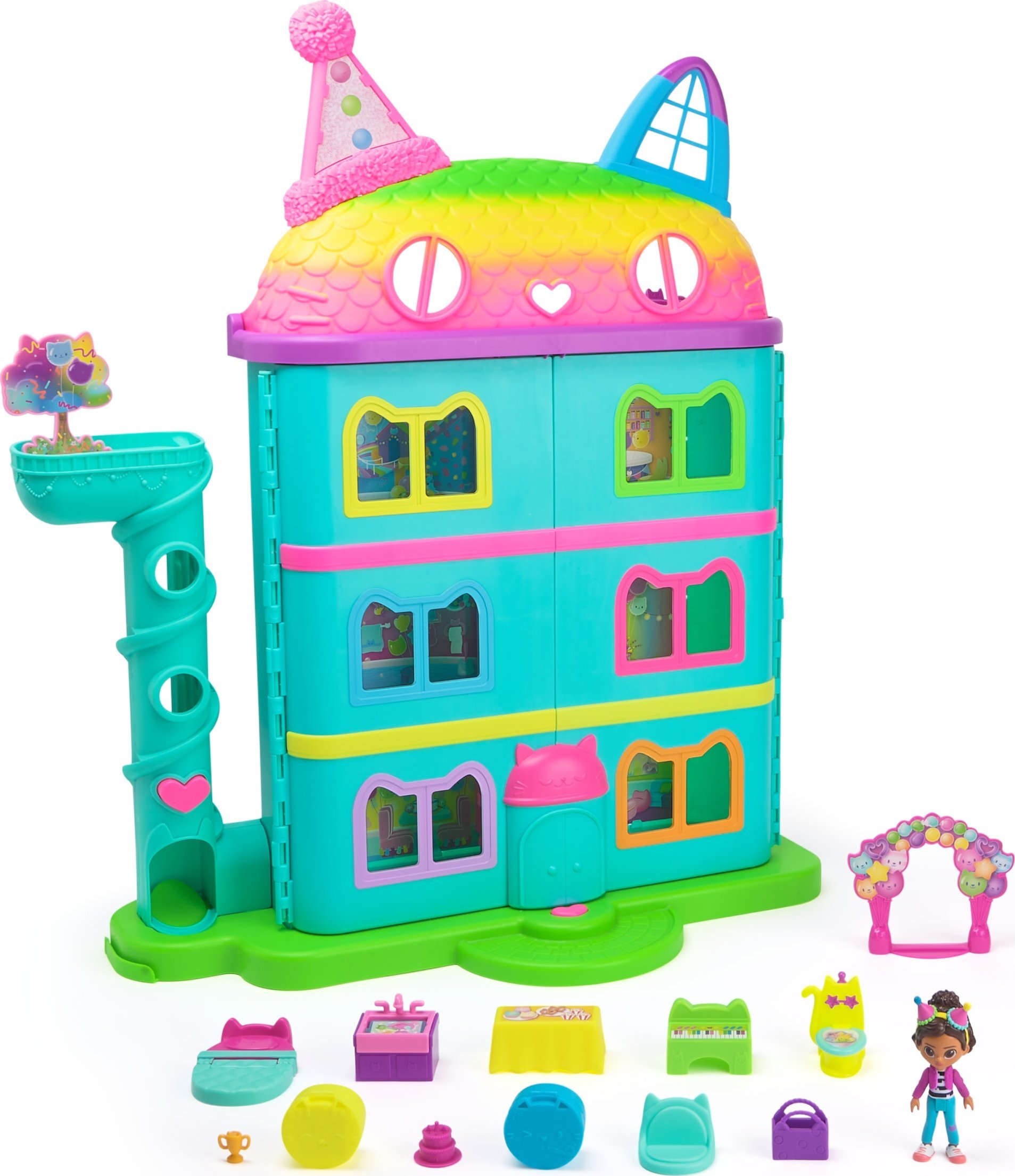 Spin Master  Gabby s Dollhouse - Purrfect domeček pro panenky, hrací budova
