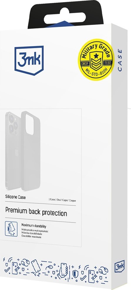 3mk Silicone Case Dark Navy pro Apple iPhone 16