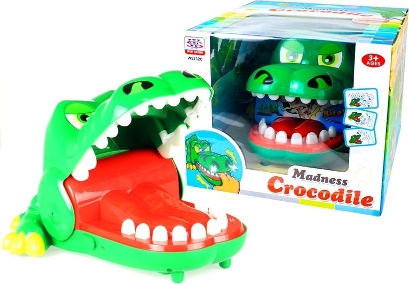 Arkádová hra LeanToys Crazy Crocodile