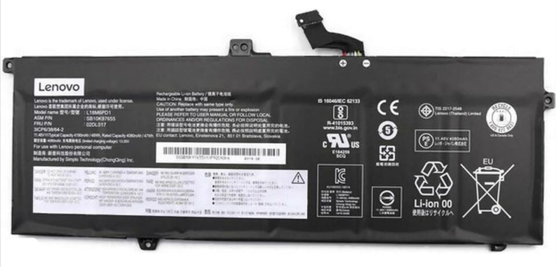 Lenovo BATERIE Interní baterie, 6c, 48Wh