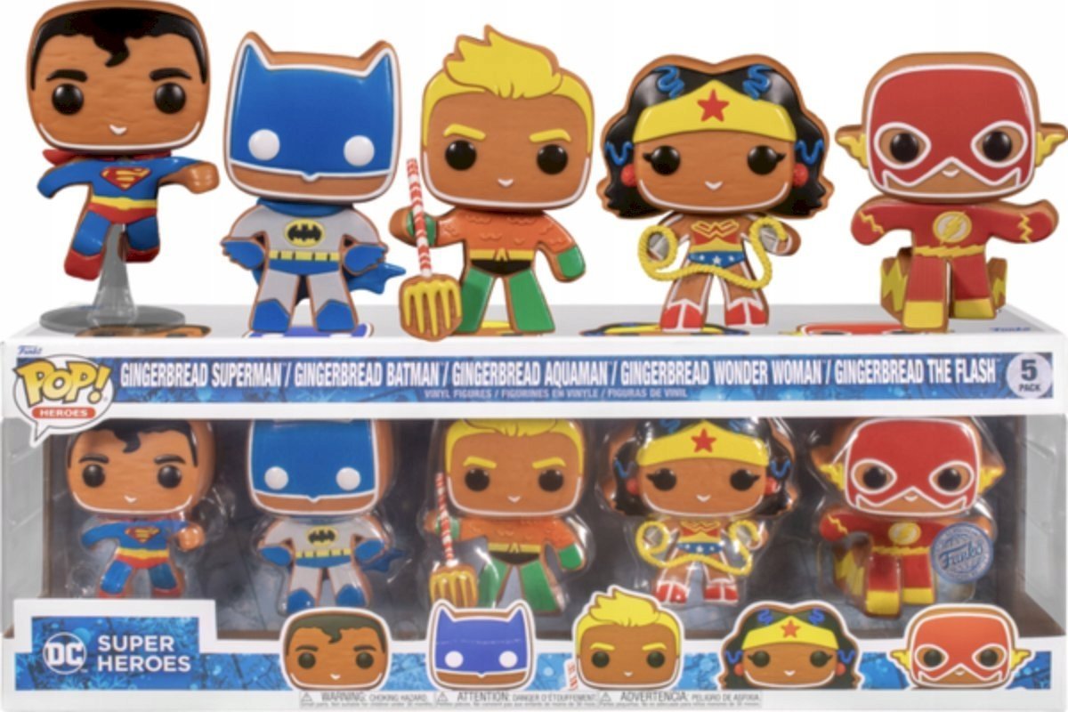 Figurka *****FUNKO DC SUPER HEROES Gingerbread 5pack 66450