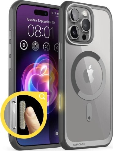Supcase POUZDRO UB MAG MAGSAFE PRO IPHONE 16 PRO MAX ŠEDÉ