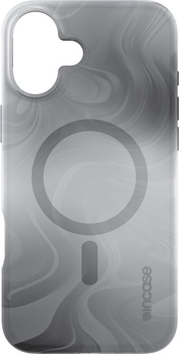 Incase Pouzdro Halo Case MagSafe pro iPhone 16 Plus (kouřové s olejovou skvrnou)