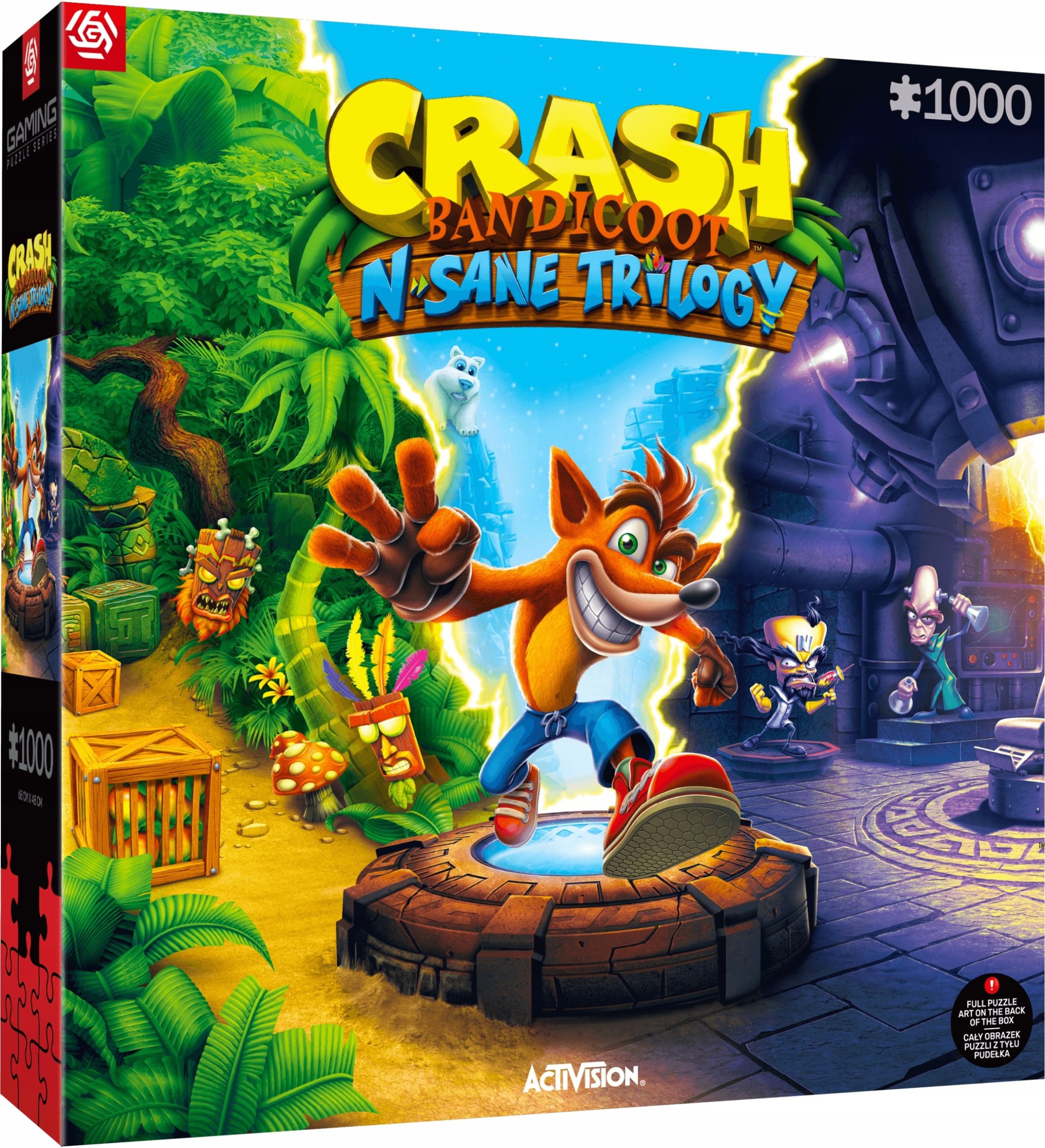 Good Loot Herní puzzle: Crash Bandicoot N. Sane Trilogy (1000 dílků)